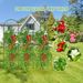 97 * 120cm Outdoor Climbing Plant Garden Fence, Green Horticultural Climbing Trellis, Flower Growth Support Frame_maomaolike.com