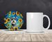 Schnauzer In Sunflowers Large Sandstone Coasters Pack Of 4 Absorbent Round Coasters Decor Gifts For Men Or Women, 4 In, Multicolor_maomaolike.com