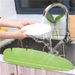 Kitchen sink side baffle leaf type with suction cup water baffle plate practical pool splash guard_maomaolike.com