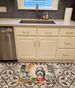 Bearded Collie The Chef Memory Foam Kitchen Mat Machine Washable Anti-Fatigue Mat Cushion Comfort Bath Mat Or Kitchen Rug_maomaolike.com