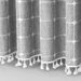Jacquard Linen Shower Curtain, Waterproof And Mildew-resistant, Fresh‑style Bathroom Screen Divider, Water‑proof Bath Curtain._maomaolike.com