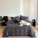 Wholesale Light Luxury Simple Pure Four-Piece Nordic Style Naked Sleep Full Jacquard 100-Count Long-Staple Cotton Button 4-Piece S_maomaolike.com