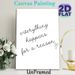 "Everything Happens For A Reason" Inspirational Quote Painting Poster, Minimalist Handwritten Line Art Poster, Uplifting Message, Ideal For Living_maomaolike.com