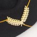 Hot Sale Hat Solid Color Embroidery Badge Air Hostesses Woolen Formal Uniform Lady Stewardess Beret For Performance_maomaolike.com