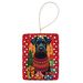 Giant Schnauzer Holiday Christmas Porcelain Ornament Christmas Tree Hanging Decorations For Home Christmas Holiday, Rectangle, Gift, Multicolor_maomaolike.com