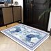 Living Room Rug Large Size Gorgeous Gold Frame Design Bedroom Rug Plush Thickened Machine Washable Thickened Underlay Interior Decorative Rug_maomaolike.com