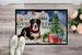 Entlebucher Mountain Dog Cozy Christmas Doormat Front Door Mat Indoor Outdoor Rugs For Entryway, Non Slip Washable Low Pile, 24H X 36W_maomaolike.com