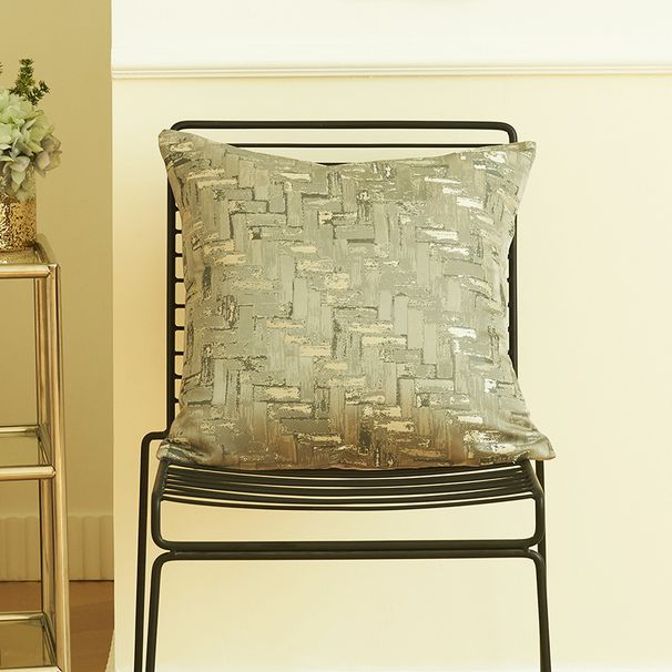 Cushion Cover Simple Light Luxury Mosaic Geometric High Precision Jacquard Bedside Pillow Cover Living Room Sofa Waist Pillow Cover_maomaolike.com