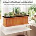 Wooden Raised Garden Bed With Drainage Holes And Liner Solid Fir Wood Planter Box Equipped With A Detachable Bottom For Cultivating Flowers, Fruits, Herbs, Vegetables, Succulents, Etc_maomaolike.com