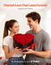 Forever Flowers, 50 Preserved Roses In A Heart Shape Box, Eternal Flowers Immortal Bouquet Birthday Present For Delivery Prime Women Her Wife Mothers, Anniversary, Valentine's Day,Christmas, Red_maomaolike.com