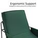 Sling Accent Chair, Comfy Chair With Removable Cushion, Vanity Chair, With Storage Bag For Living Room, Room Chair For Living Room, Bedroom, Office, Green_maomaolike.com