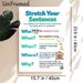 Stretch Your Sentences Painting Poster, Colorful Cartoon-style Educational Poster, Teaches Sentence Expansion Via 5W Questions, Suitable For Classroom_maomaolike.com