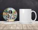 English Springer Spaniel Spring Path Large Sandstone Coasters Pack Of 4 Absorbent Round Coasters Decor Gifts For Men Or Women, 4 In, Multicolor_maomaolike.com