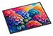Hydrangeas In Color Doormat Front Door Mat Indoor Outdoor Rugs For Entryway, Non Slip Washable Low Pile, 24H X 36W_maomaolike.com