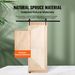 VEVOR Barn Door And Hardware Kit, 30" X 84" Wood Sliding Barn Door, Smoothly And Quietly, Barn Door Kit With 8-in-1 Floor Guide And Door Handle, Spruce Wood Panelled Slab, Easy To Install_maomaolike.com