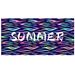 Double Sided Velvet Sunscreen Beach Towel Swimming Camping Quick Drying Towel_maomaolike.com