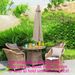 10 Ft Patio Umbrella Market Table Round Umbrella Outdoor Garden With Crank And Push Button Tilt For Garden Deck Backyard Pool Shade Outside_maomaolike.com