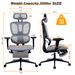 Multi-functional Ergonomic Mesh Office Chair With Adjustable Armrest,Footrest,Lumbar Support, 360° Silent Wheels,Headrest For Home & Office_maomaolike.com