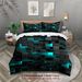Soft 1*Duvet + 2*Pillowcase Red Grid Print Bedding Set Comfortable Duvet Cover For Bedroom Guest Room_maomaolike.com