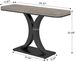 Compact Console Table,Modern Industrial Style Entryway Foyer Table,Sturdy Sofa Table_maomaolike.com