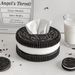 Creative Simple Oreo For Home Living Room Bedroom Desktop High-end Tissue Box Decorative Ornament_maomaolike.com