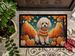 Poodle Fall Doormat Front Door Mat Indoor Outdoor Rugs For Entryway, Non Slip Washable Low Pile, 24H X 36W_maomaolike.com