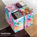 Fabric Storage Cubes - 6 Foldable Tie Dye Storage Bins For Organizing Cubbies, Toy Box - Clothes Storage & Closet Organizer - 11 Inch Collapsible Cube Baskets_maomaolike.com