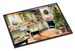 Basset Hound Christmas Cookies Doormat Front Door Mat Indoor Outdoor Rugs For Entryway, Non Slip Washable Low Pile, 24H X 36W_maomaolike.com