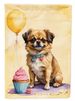 Tibetan Spaniel Happy Birthday House Flag Large Porch Sleeve Pole Decorative Outside Yard Banner Artwork Wall Hanging, Polyester, House Size, Multicolor_maomaolike.com