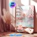 Cozy Window Coffee & Misty Urban Street Painting Poster, Soft Watercolor-style Poster, Warm Tranquil Scene With Coffee Cup And Books, Ideal For Living_maomaolike.com