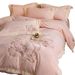 Thickened And Warm 5kg Heavy Milk Velvet Four-Piece Set Anti-Static American Floral Double-Sided Coral Fleece Bed Sheet Duvet Cove_maomaolike.com
