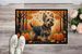 Silky Terrier Fall Doormat Front Door Mat Indoor Outdoor Rugs For Entryway, Non Slip Washable Low Pile, 24H X 36W_maomaolike.com