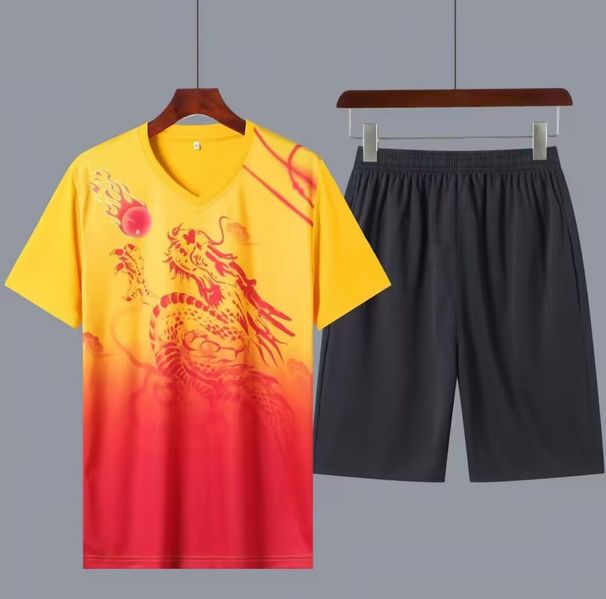 Men's Clothing short-sleeved jerseys men's and women's competition training suits cross-border football suits dragon boat suits team uniforms_maomaolike.com