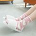 Winter coral fleece socks for women, no hair loss, cartoon love, plush, thickened, warm, Japanese style, sleeping, confinement, floor socks_maomaolike.com