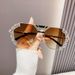 Unisex Fashion Round Diamond Studded Sunglasses Sun Protection Sunglasses Outdoor Rhinestone Glasses_maomaolike.com