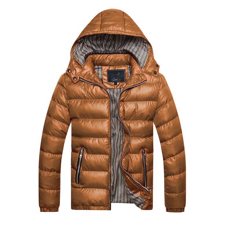 Men's autumn and winter cotton-padded jacket men stand collar men slim warm men cotton-padded jacket jacket_maomaolike.com
