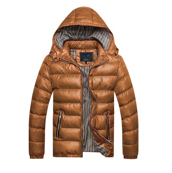 Men's autumn and winter cotton-padded jacket men stand collar men slim warm men cotton-padded jacket jacket_maomaolike.com
