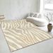 Living Room Rug Large Size Gorgeous Gold Frame Design Bedroom Rug Plush Thickened Machine Washable Thickened Underlay Interior Decorative Rug_maomaolike.com