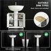 Under Sink Bathroom Cabinet, Pedestal Sink Storage Cabinet With 2 Doors_maomaolike.com