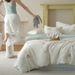 Cool Ice Silk Quilt Cover Cute And Girly Summer Double-sided Tencel Four-piece Set With Fresh Cherry Embroidery,_maomaolike.com