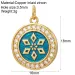 Bohemian Heart Coin Pendant Charms For Jewerlry Making Diy Earrings Necklace Bracelet Copper Excellent Quality_maomaolike.com