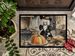 Poodle Fall Kitchen Pumpkins Doormat Front Door Mat Indoor Outdoor Rugs For Entryway, Non Slip Washable Low Pile, 24H X 36W_maomaolike.com