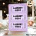 Laundry Disco Ticket Themed Painting Poster, Playful Vintage Ticket-style Poster, Whimsical Purple-toned Design Brings Lighthearted Touch, Ideal For_maomaolike.com