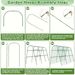120*160cm, Outdoor Garden Arched Plant Climbing Frame With Climbing Vine Net, Cucumber, Pumpkin, Fruit And Vegetable Rack_maomaolike.com