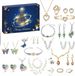 Christmas Advent Calendar Jewelry Set – Festive Charm Bracelet & Pendant Blind Box With Holiday-Themed Beads, Perfect For Gifting And Countdown_maomaolike.com