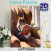 Reading Squirrel On Armchair Painting Poster, Warm-toned Whimsical Animal Illustration Poster, Cozy Heartwarming Decor Ideal For Living Room, Reading_maomaolike.com