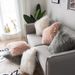 Home Garden Wool Plush Car Decorative Pillow Sofa Cushion Solid Color Long Hair Pillowcase_maomaolike.com