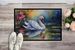 Swan Doormat Front Door Mat Indoor Outdoor Rugs For Entryway, Non Slip Washable Low Pile, 24H X 36W_maomaolike.com