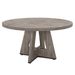 Farmhouse Dining Table, Round Wooden Kitchen Dinner Table For 4 People_maomaolike.com