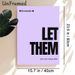 "Let Them" Reminder Painting Poster, Soft Pastel Minimalist Typography Poster, Gentle Mindful Reminder To Save Energy, Suitable For Bedroom, Living_maomaolike.com